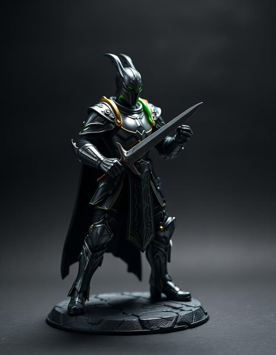 Cavaleiro Sombrio — Action Figures Silk3D Brasil